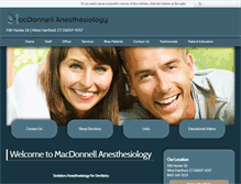 Tablet Screenshot of macdonnellanesthesiology.com